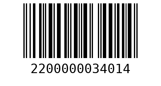 Штрихкод 2200000034014