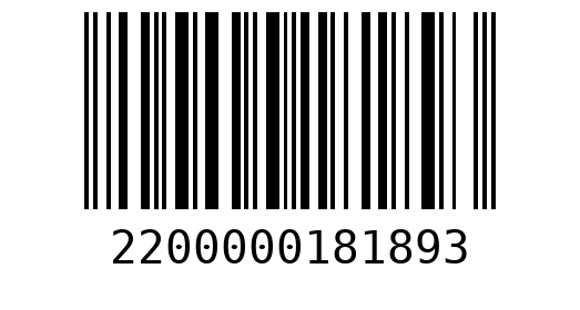 Штрихкод 2200000181893
