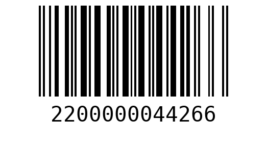 Штрихкод 2200000044266