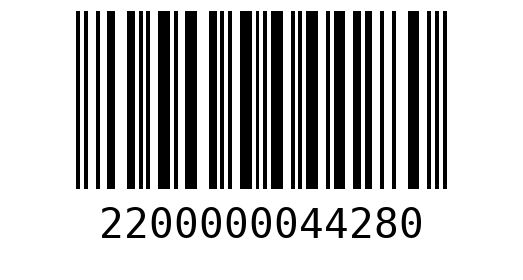 Штрихкод 2200000044280