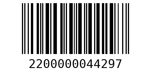 Штрихкод 2200000044297