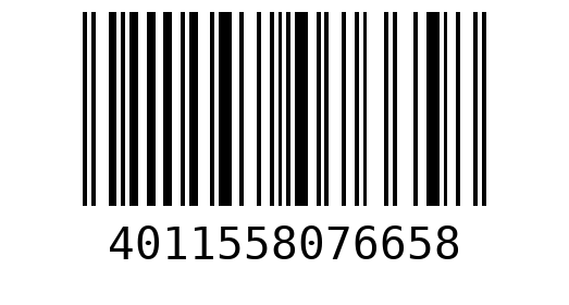 Штрихкод 4011558076658