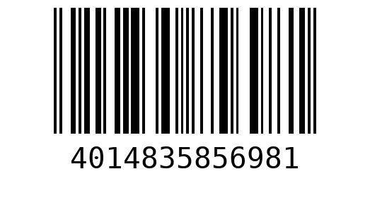 Штрихкод 4014835856981