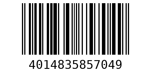 Штрихкод 4014835857049