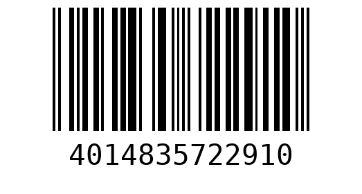 Штрихкод 4014835722910