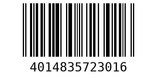 Штрихкод 4014835723016