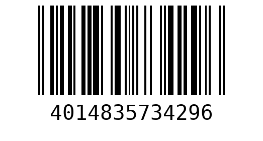 Штрихкод 4014835734296