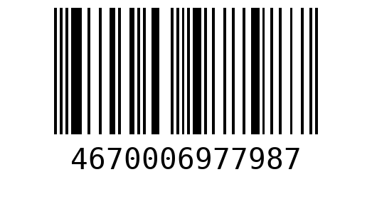 Штрихкод 4670006977987