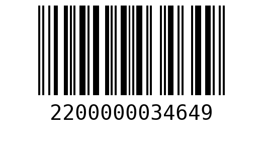 Штрихкод 2200000034649