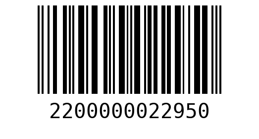 Штрихкод 2200000022950