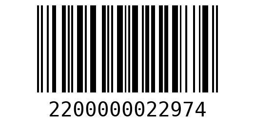 Штрихкод 2200000022974