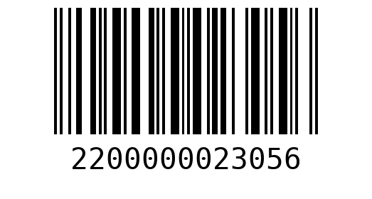 Штрихкод 2200000023056