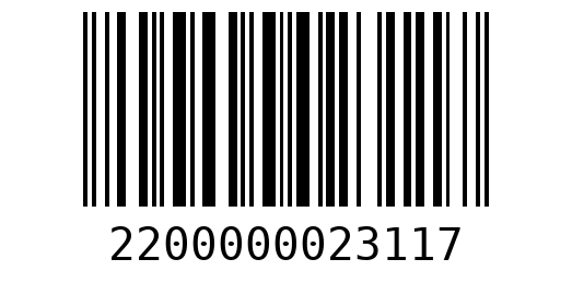 Штрихкод 2200000023117
