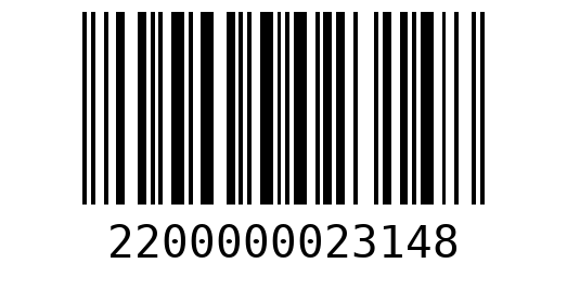 Штрихкод 2200000023148