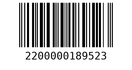 Штрихкод 2200000189523