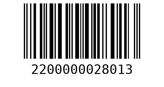 Штрихкод 2200000028013