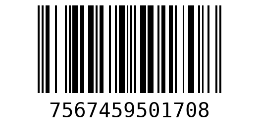 Штрихкод 7567459501708
