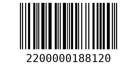 Штрихкод 2200000188120