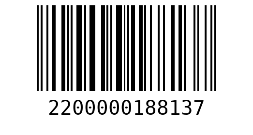Штрихкод 2200000188137
