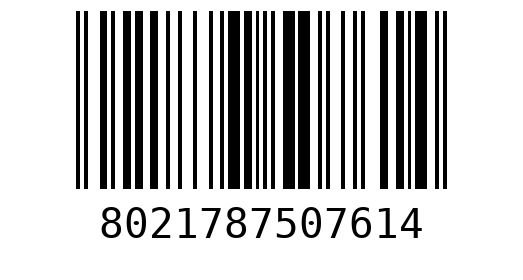 Штрихкод 8021787507614