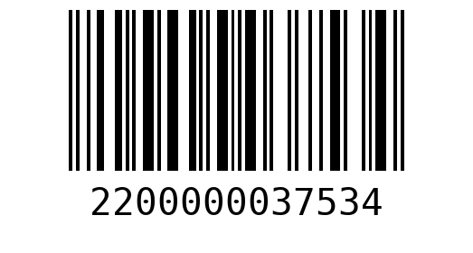 Штрихкод 2200000037534