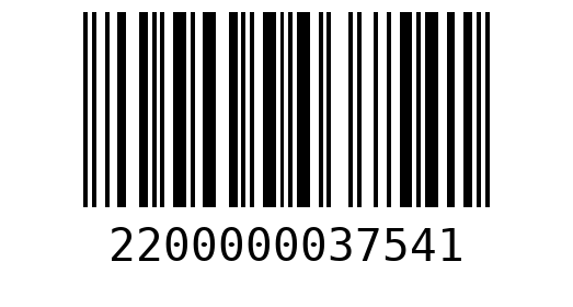 Штрихкод 2200000037541