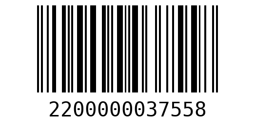Штрихкод 2200000037558