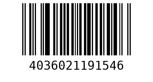 Штрихкод 4036021191546