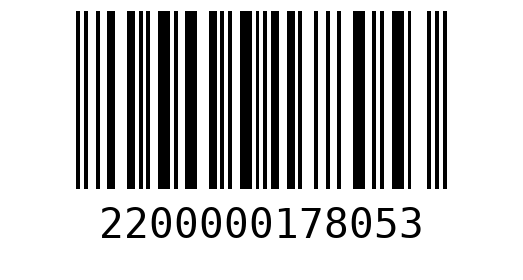 Штрихкод 2200000178053