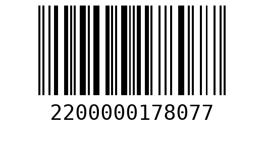 Штрихкод 2200000178077