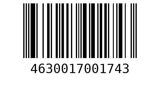 Штрихкод 4630017001743