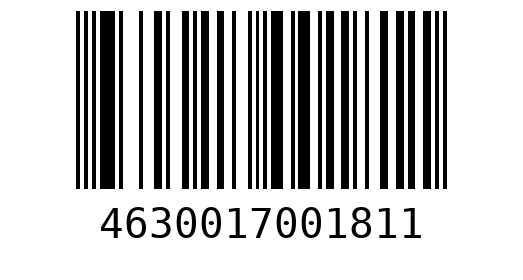 Штрихкод 4630017001811