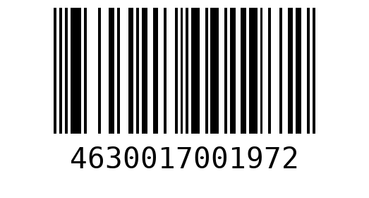 Штрихкод 4630017001972