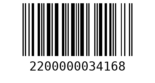 Штрихкод 2200000034168