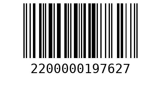 Штрихкод 2200000197627