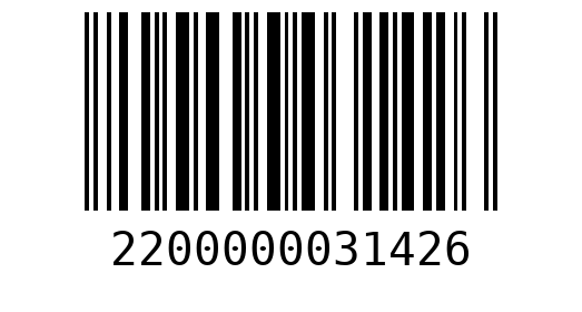 Штрихкод 2200000031426