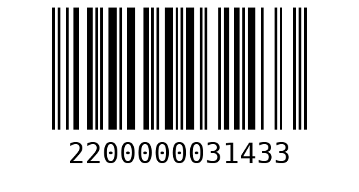 Штрихкод 2200000031433