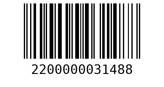 Штрихкод 2200000031488