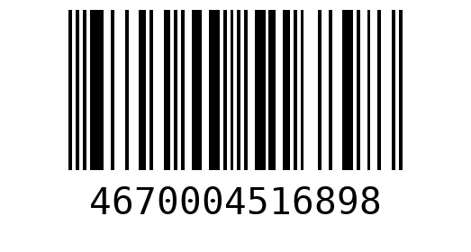 Штрихкод 4670004516898