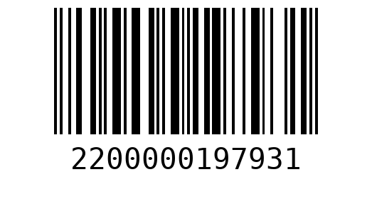 Штрихкод 2200000197931