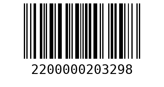 Штрихкод 2200000203298