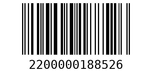 Штрихкод 2200000188526
