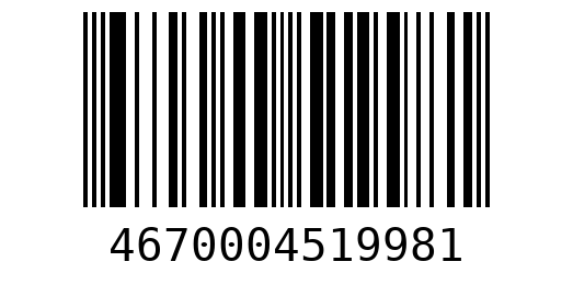 Штрихкод 4670004519981