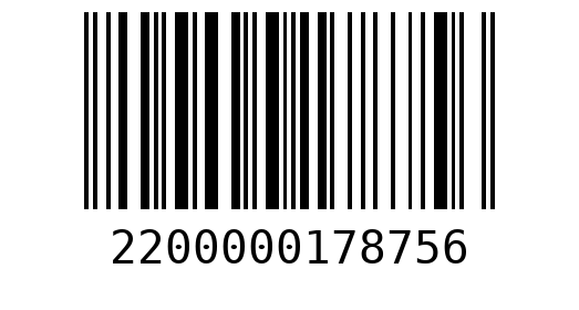 Штрихкод 2200000178756