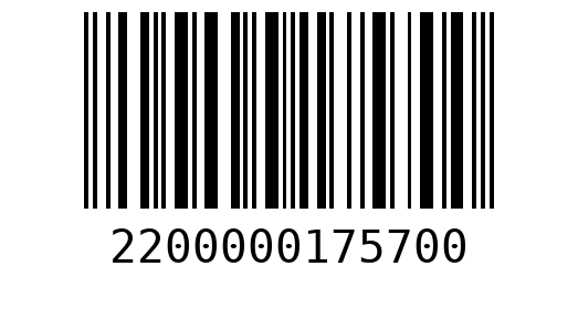 Штрихкод 2200000175700