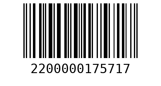 Штрихкод 2200000175717