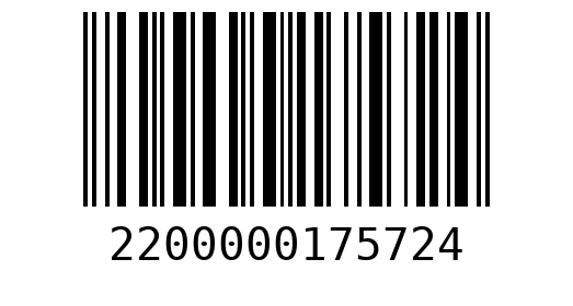 Штрихкод 2200000175724