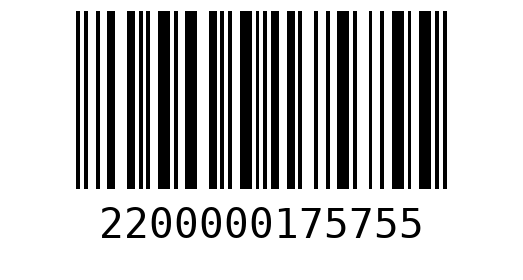 Штрихкод 2200000175755