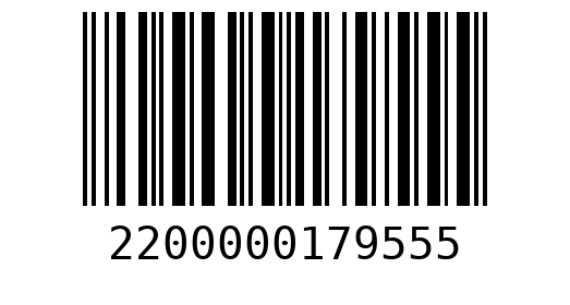 Штрихкод 2200000179555