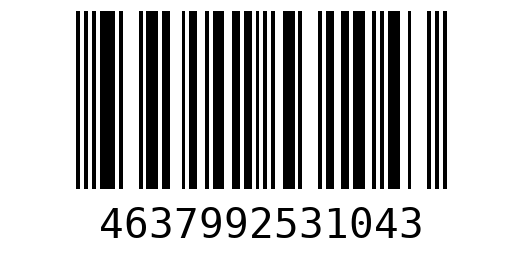 Штрихкод 4637992531043